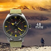 Smith & Wesson Men's N.A.T.O. Watch, 5ATM, Japanese Movement, Stainless Steel, Water Resistant, Tactical Watch