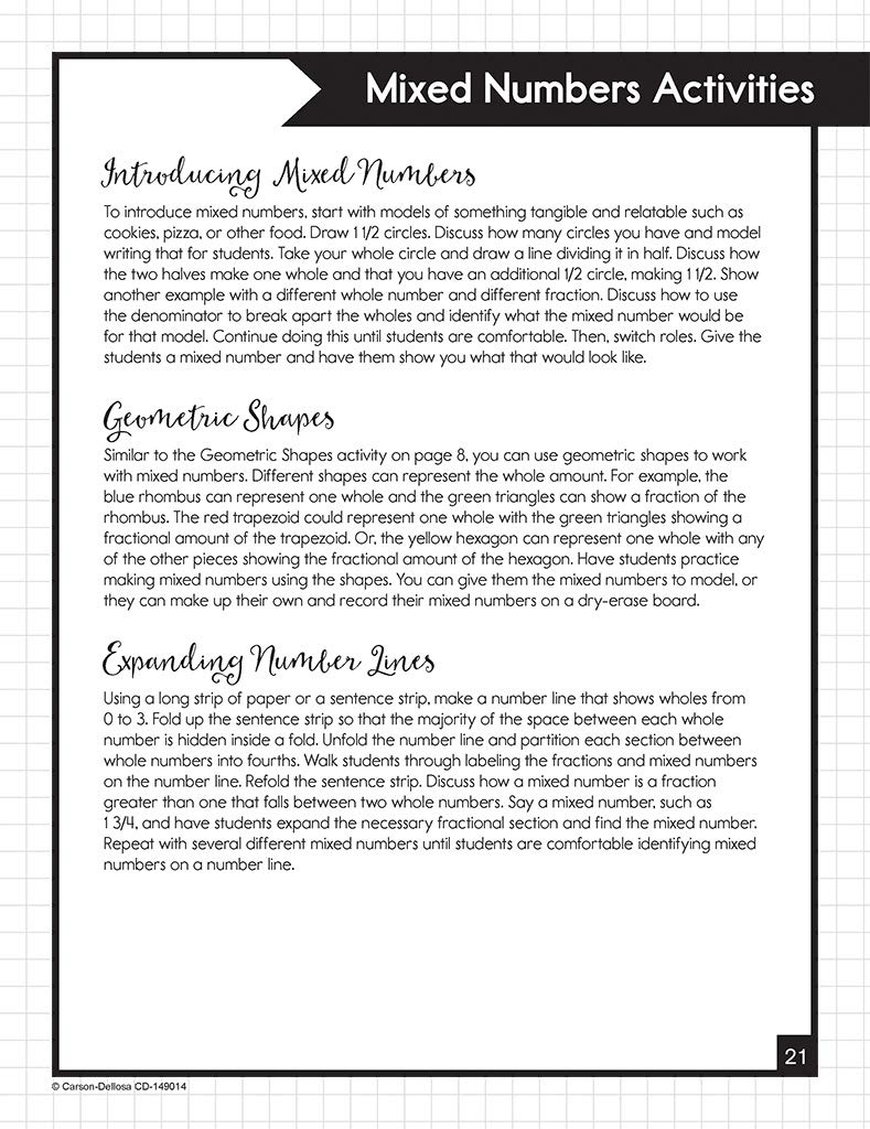 Carson Dellosa Train Your Brain: Fractions Classroom Activity Kit, Grade 2-4, Multi (111 pcs)