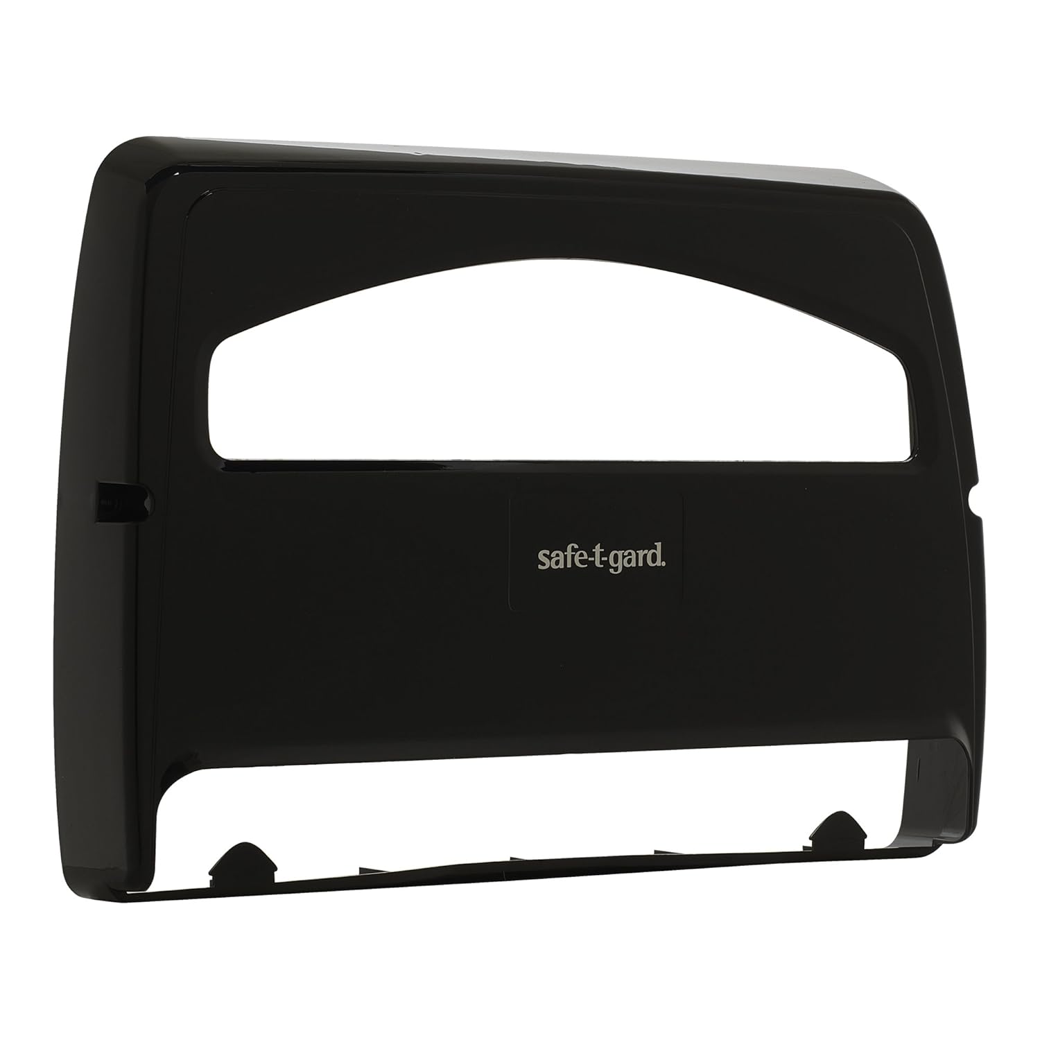 Safe-T-Gard 1/2 Fold Toilet Seat Cover Dispenser by GP PRO (Georgia-Pacific); Black; 57748; 16.375" W x 2.500" D x 11.750" H
