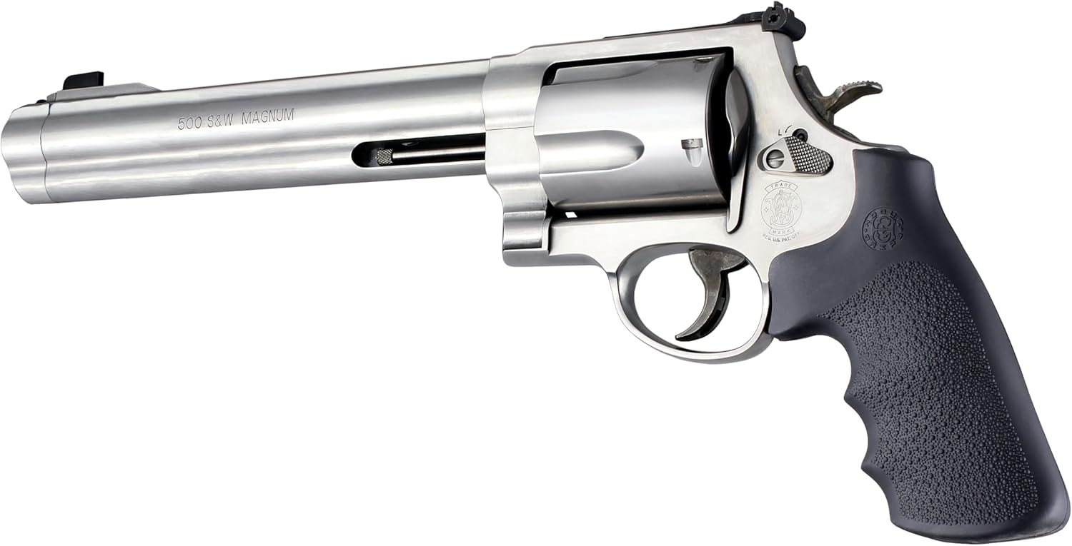 Hogue OverMolded Rubber Grip for S&W 460, 500, & Governor Round Butt (Tamer Conversion), K, L, N, X, & Z Frames