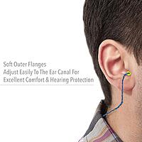 Howard Leight by Honeywell Fusion Corded Reusable Earplugs