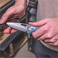 SOG One-Zero XR Easy-Opening Daily Carry Folding Knife with Aircraft-Grade Aluminum Handle | CRYO CPM S35VN Steel Blade