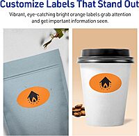 Avery Printable Oval Labels with Sure Feed Technology, Print-to-the-Edge
