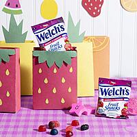 Welch's Fruit Snacks, Berries 'N Cherries, Individual Single Serve Bags, 0.8 oz (Pack of 40)