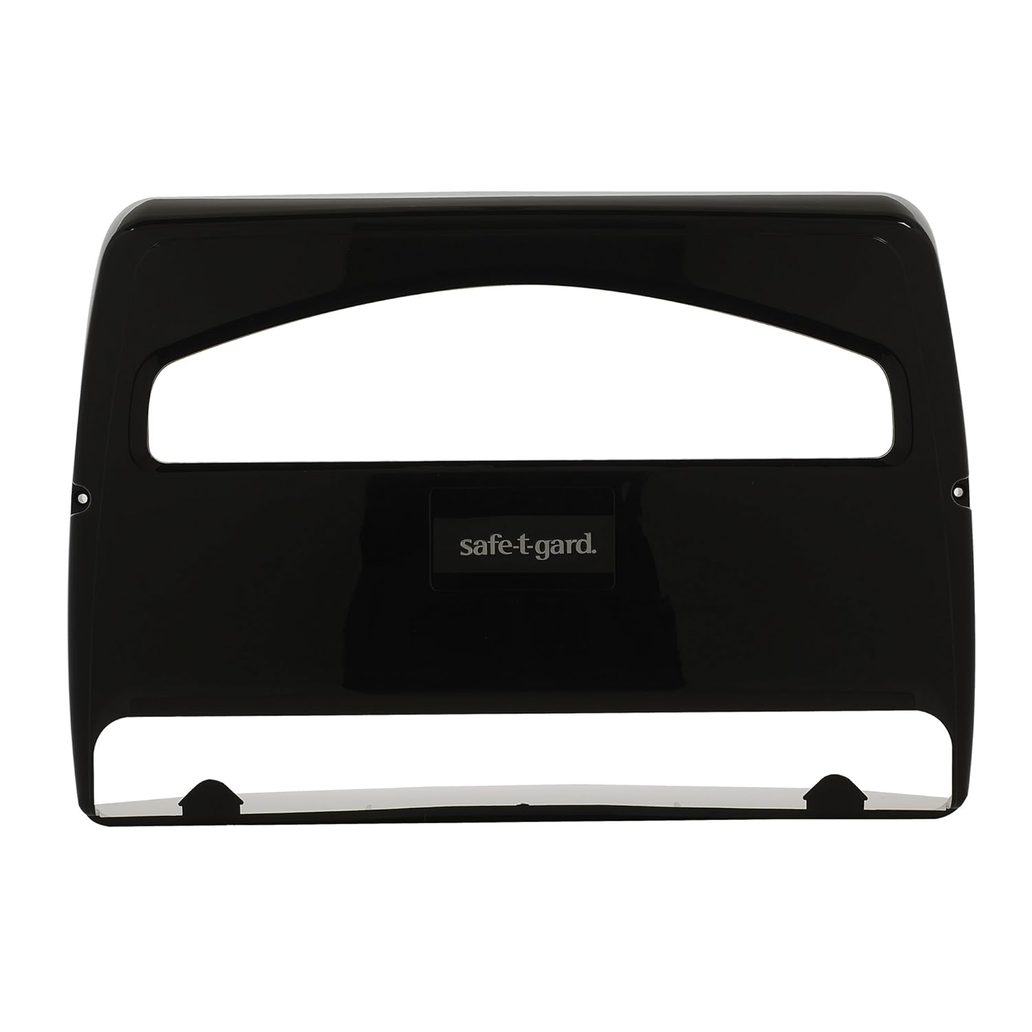 Safe-T-Gard 1/2 Fold Toilet Seat Cover Dispenser by GP PRO (Georgia-Pacific); Black; 57748; 16.375" W x 2.500" D x 11.750" H