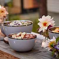 Hydro Flask Serving Spoons Set - Outdoor Kitchen Camping Dinnerware Silverware Birch Gray Grill