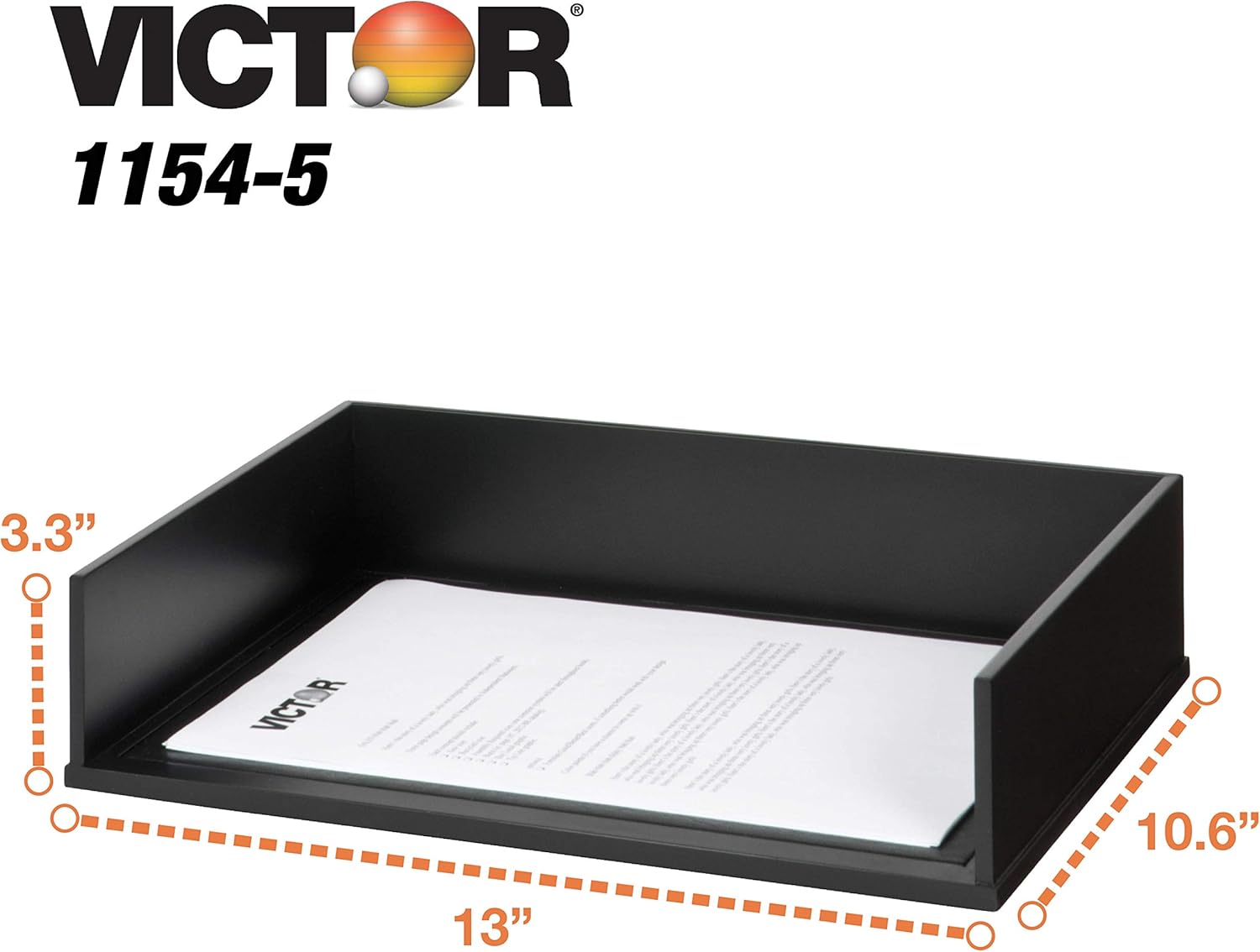 Victor Wood Stacking Letter Tray