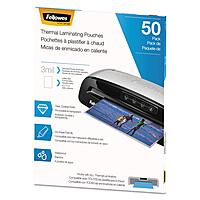 Fellowes 5744301 Thermal Laminating Pouches - Letter, 3Mil, 50 Pack