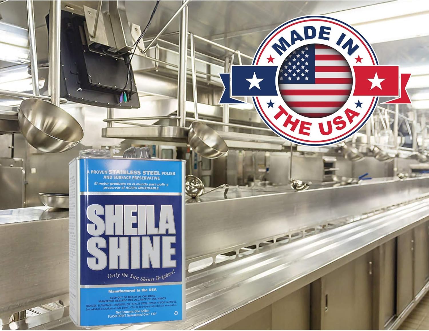 SHEILA SHINE Low VOC Stainless Steel Cleaner and Polish