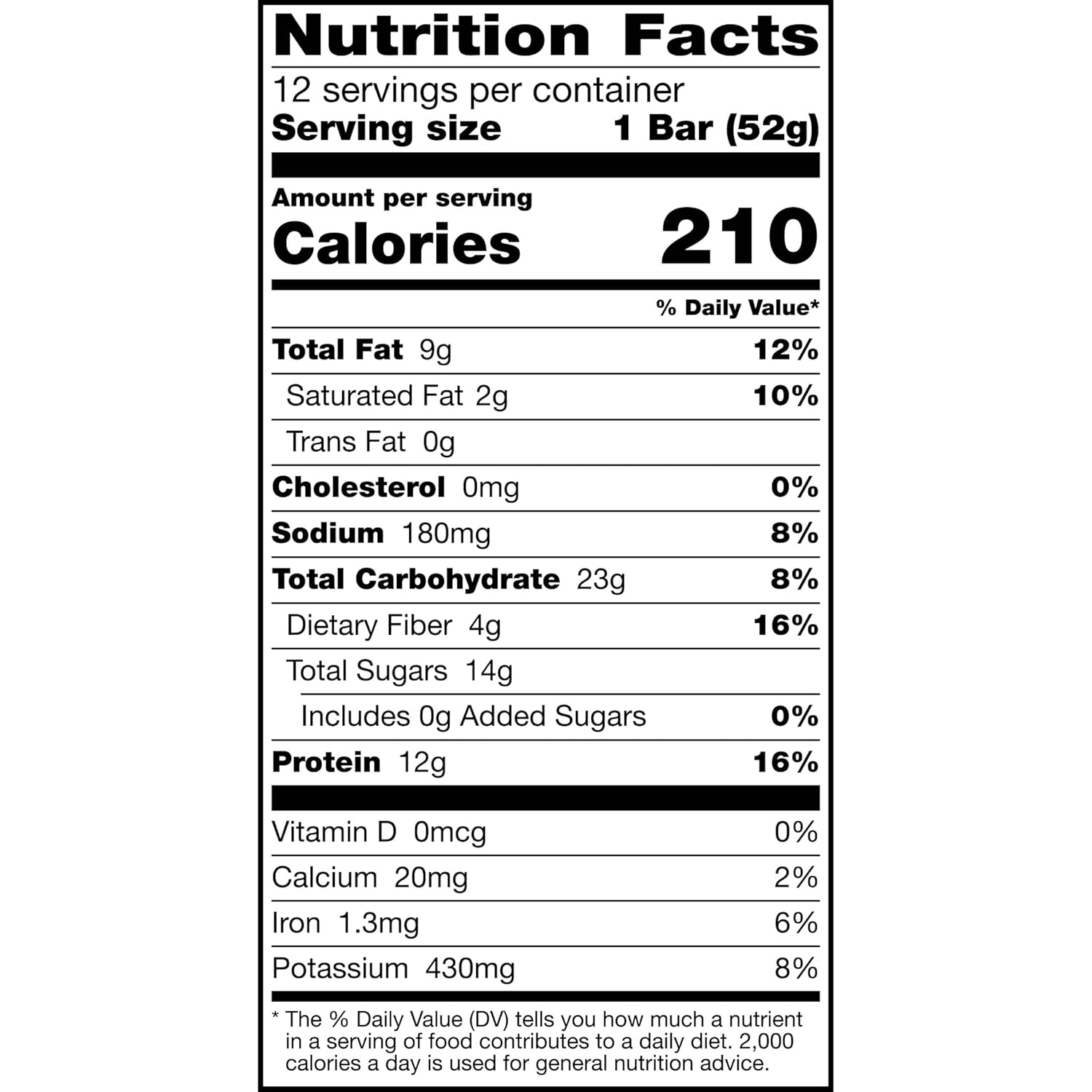 RXBAR Protein Bars, Protein Snack, Snack Bars, Peanut Butter Chocolate, 22oz Box (12 Bars) 12 Count (Pack of 1)