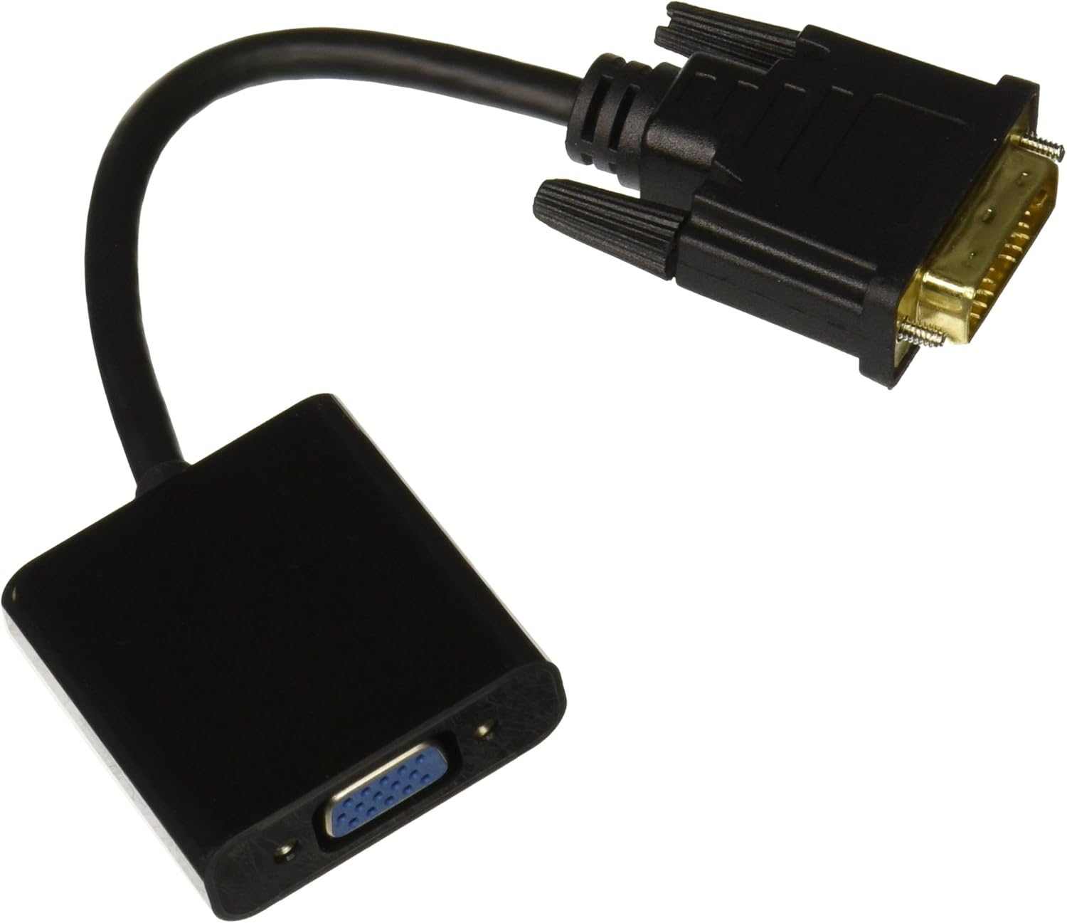 AddOn DVIDS2VGAA 8in DVI-D to VGA Active Adapter Cable - Black