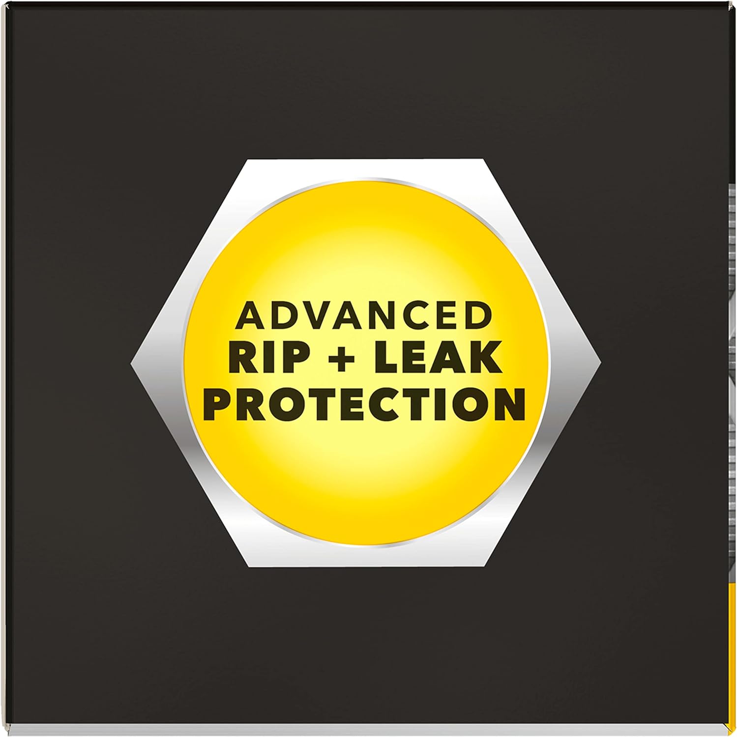 Glad Trash Bags, ForceFlexPlus Black Large Drawstring Garbage Bags, 30 Gal, 25 Ct (Package May Vary) 25 Count (Pack of 1)