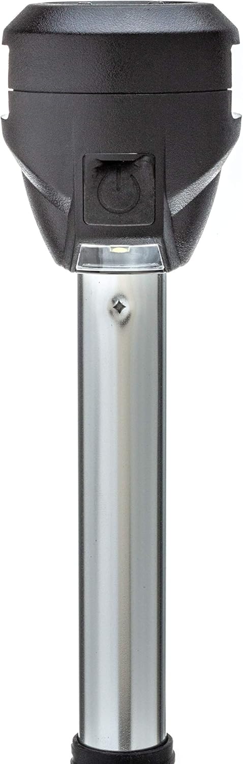 Attwood Bi-Color Lightarmor LED Navigation - Pole Light Red-Green - 10" - Boat Bi-Color Lightarmor LED Navigation