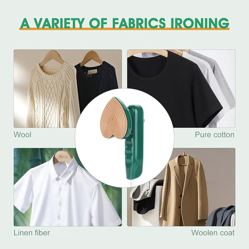 PERFECT MINI DRY AND WET IRON CLOTHES STEAMER WITH THICK CABLE