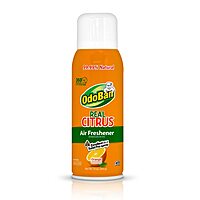OdoBan Aroma Eliminator, 360-Degree Continuous Spray Natural Oil Real Citrus Air Freshener, Toilet Spray, Made in the USA, Orange Scent, 10 Ounces Orange 10 Fl Oz (Pack of 1)