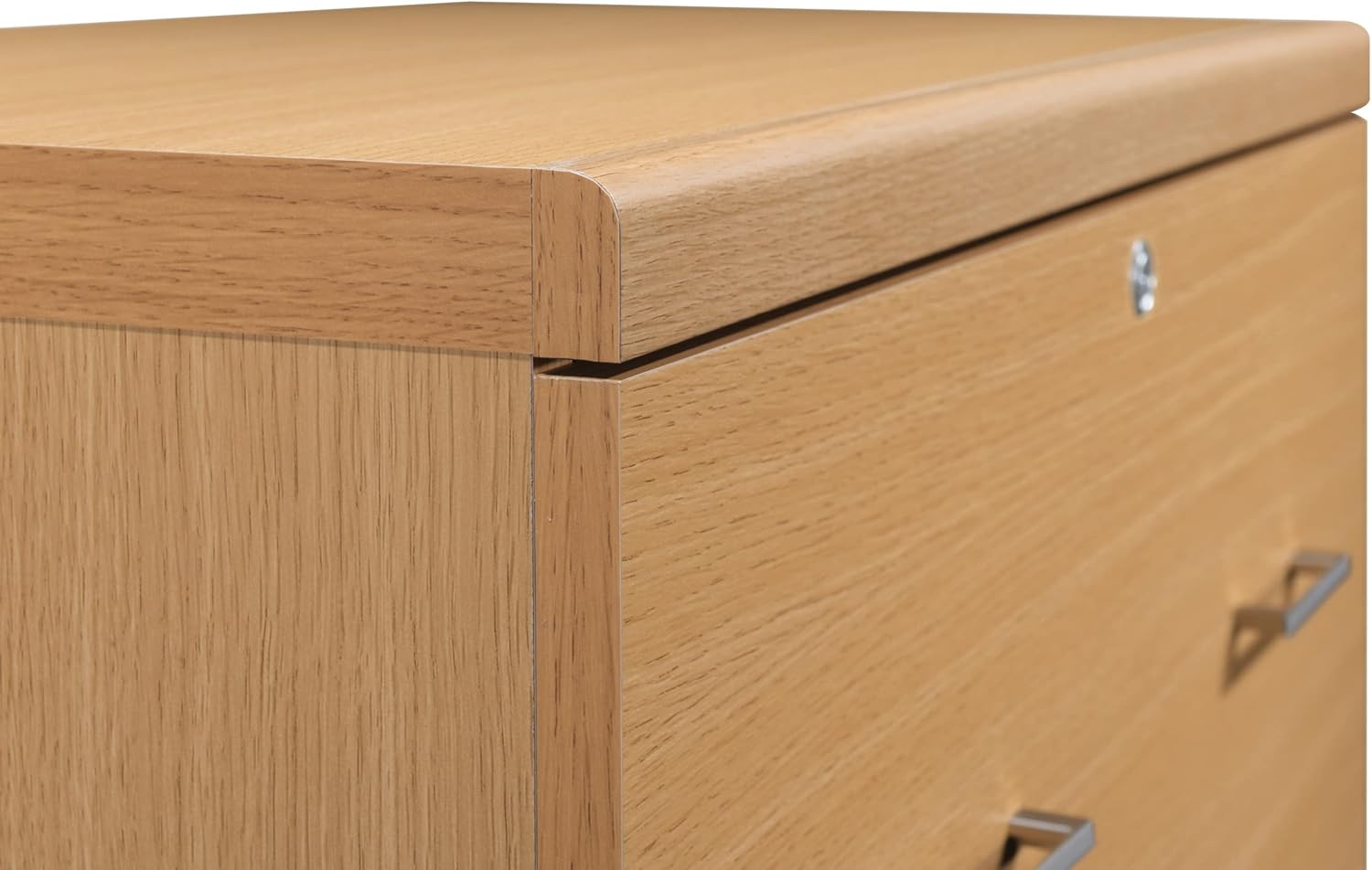 Office Star Alpine 2-Drawer Lateral File Cabinet with Lockdowel Fastening System