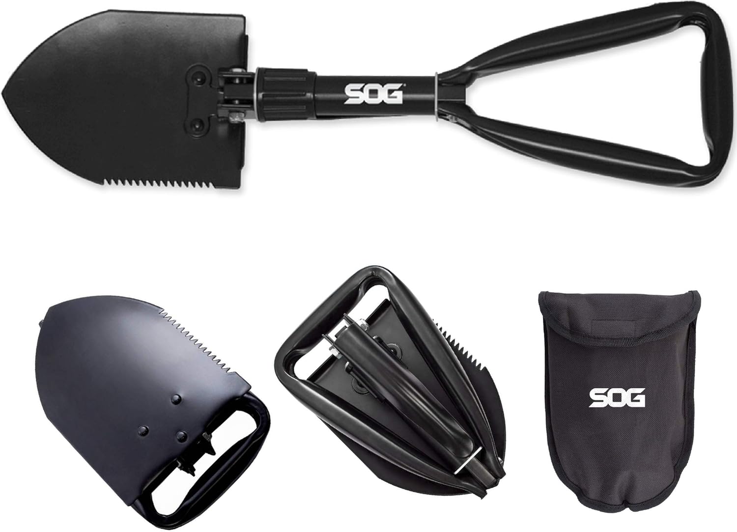 SOG Tactical Tomahawk- Throwing Hatchet, Versatile Survival Tactical Axe and Emergency Breaching Tool & Entrenching Tool
