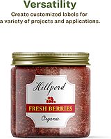 Avery EcoFriendly Matte White Recycled Square Scalloped Labels, 1-5/8" x 1-5/8", Print-to-The-Edge, Matte White Labels, Permanent Adhesive, Laser/Inkjet Printable, 200 Total 200 labels