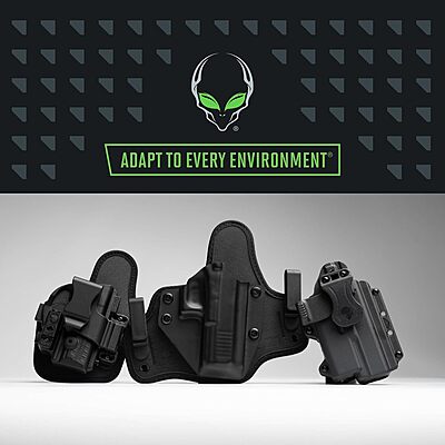 Alien Gear Photon Holster EDC Pack – No Light & Compact Light Shells – IWB/OWB Carry – Mag Carrier – Cleaning Kit