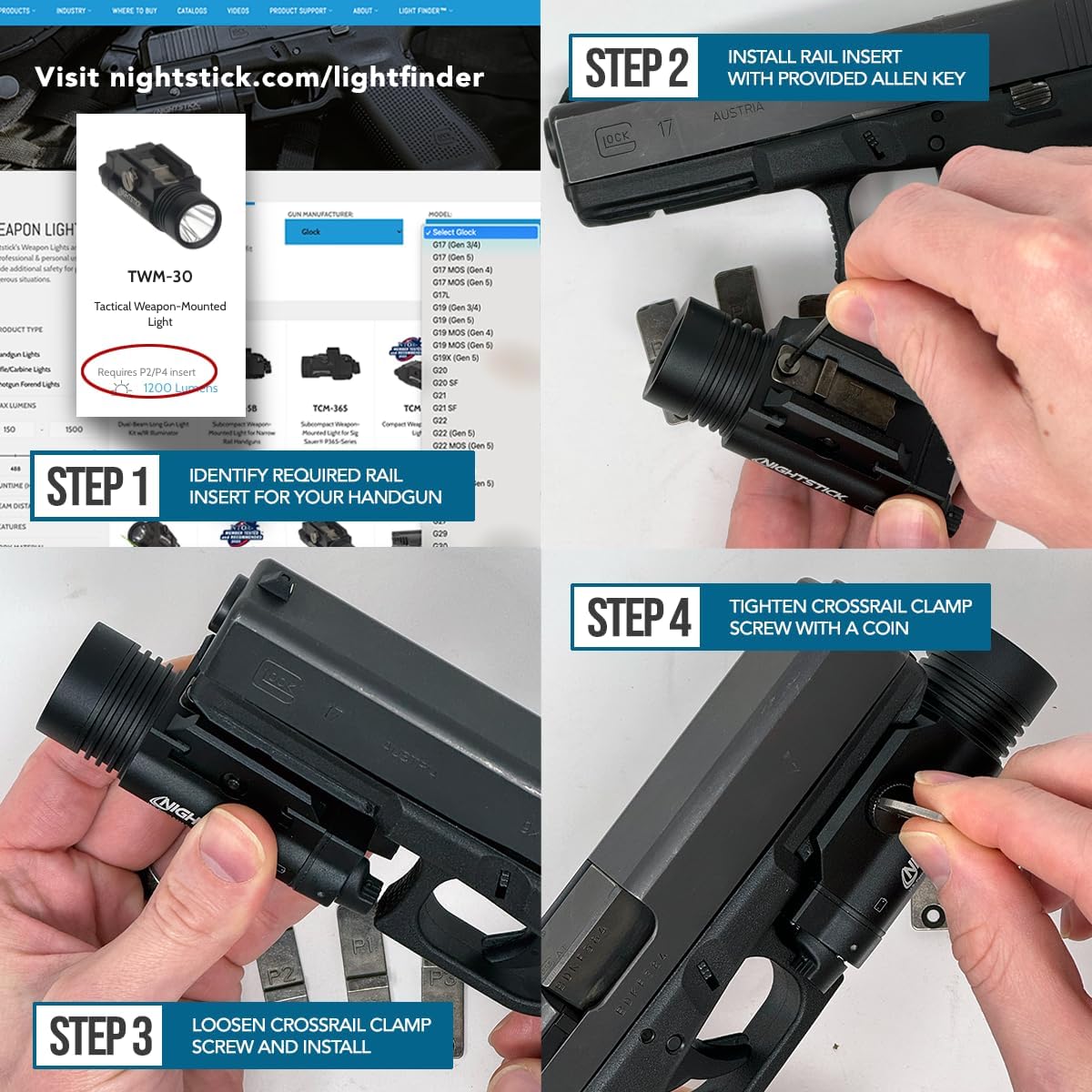 Nightstick TWM-350 Tactical Weapon-Mounted Light