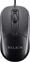 Belkin 3-Button Wired USB Optical Mouse with 5-Foot Cord, Compatible with PCs, Macs, Desktops and Laptops