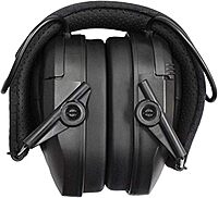 WALKER'S Razor Slim Electronic Earmuffs Ultra Low-Profile Folding Hearing Protection