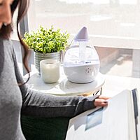 Crane x HALLS Droplet Ultrasonic Small Air Humidifiers for Bedroom and Office
