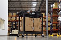 Luxor 32" x 18" Tub Storage Cart 2 Shelves - Black, (EC11-B)