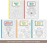 BARKER CREEK Color Me! Inspired Writing Journals, College-Ruled, 8.5 x 11, 48 Pages