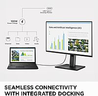 VIEWSONIC USB-C Docking Monitor with 100W, 5-Port USB Hub, HDMI & DisplayPort (Daisy Chain)