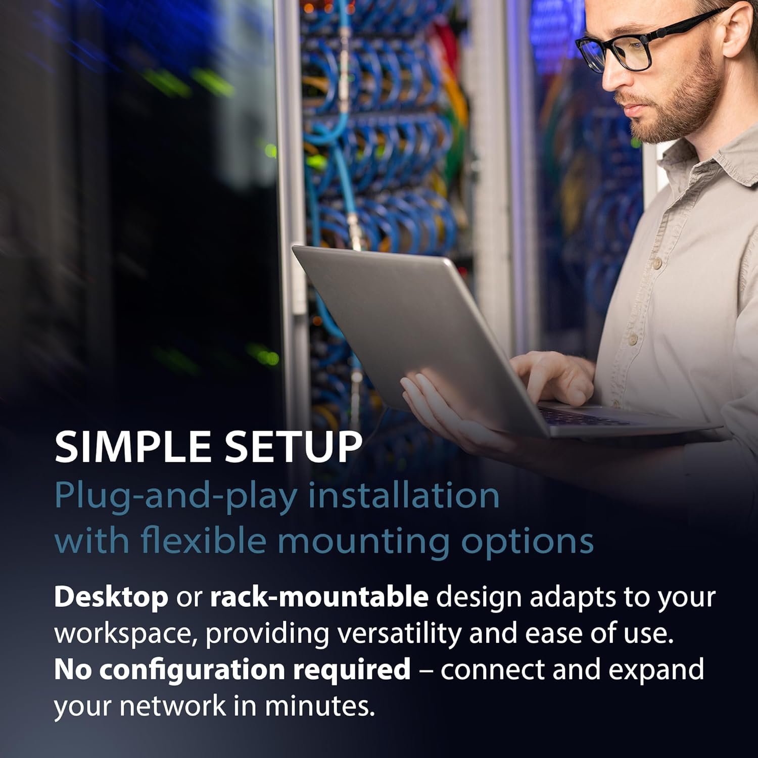 D-Link 16 Port Fast Ethernet Switch Unmanaged 10/100 Mbps Desktop Rackmount Plug and Play Metal Housing Fanless Design EEE