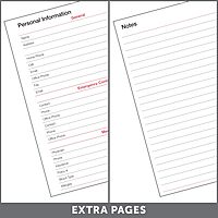 Office Depot Brand Monthly Planner, 8 1/2" x 11", Silver, January 2026 to December 2026, OD00163026