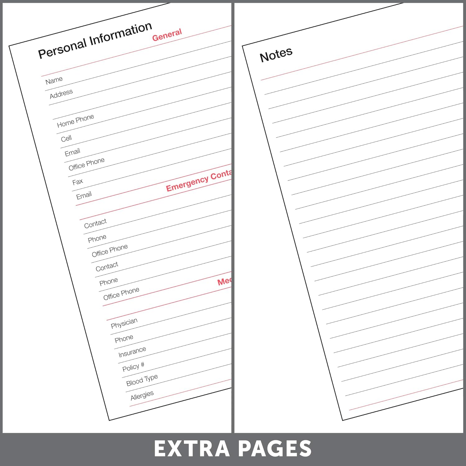 Office Depot Brand Monthly Planner, 8 1/2" x 11", Silver, January 2026 to December 2026, OD00163026