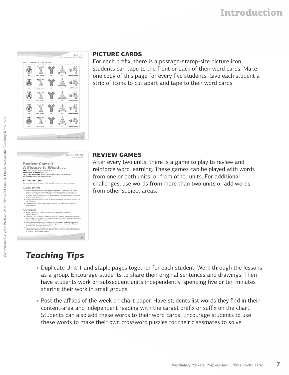 Vocabulary Packets: Prefixes & Suffixes: Ready-to-Go Learning Packets That Teach 50 Key Prefixes and Suffixes and Help