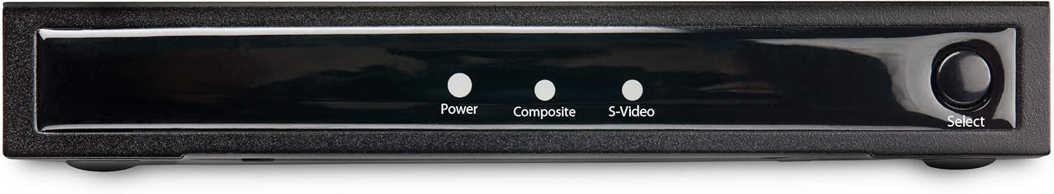 StarTech.com S-Video or Composite to HDMI Converter with Audio - 720p - NTSC & PAL - Analog to HDMI Upscaler