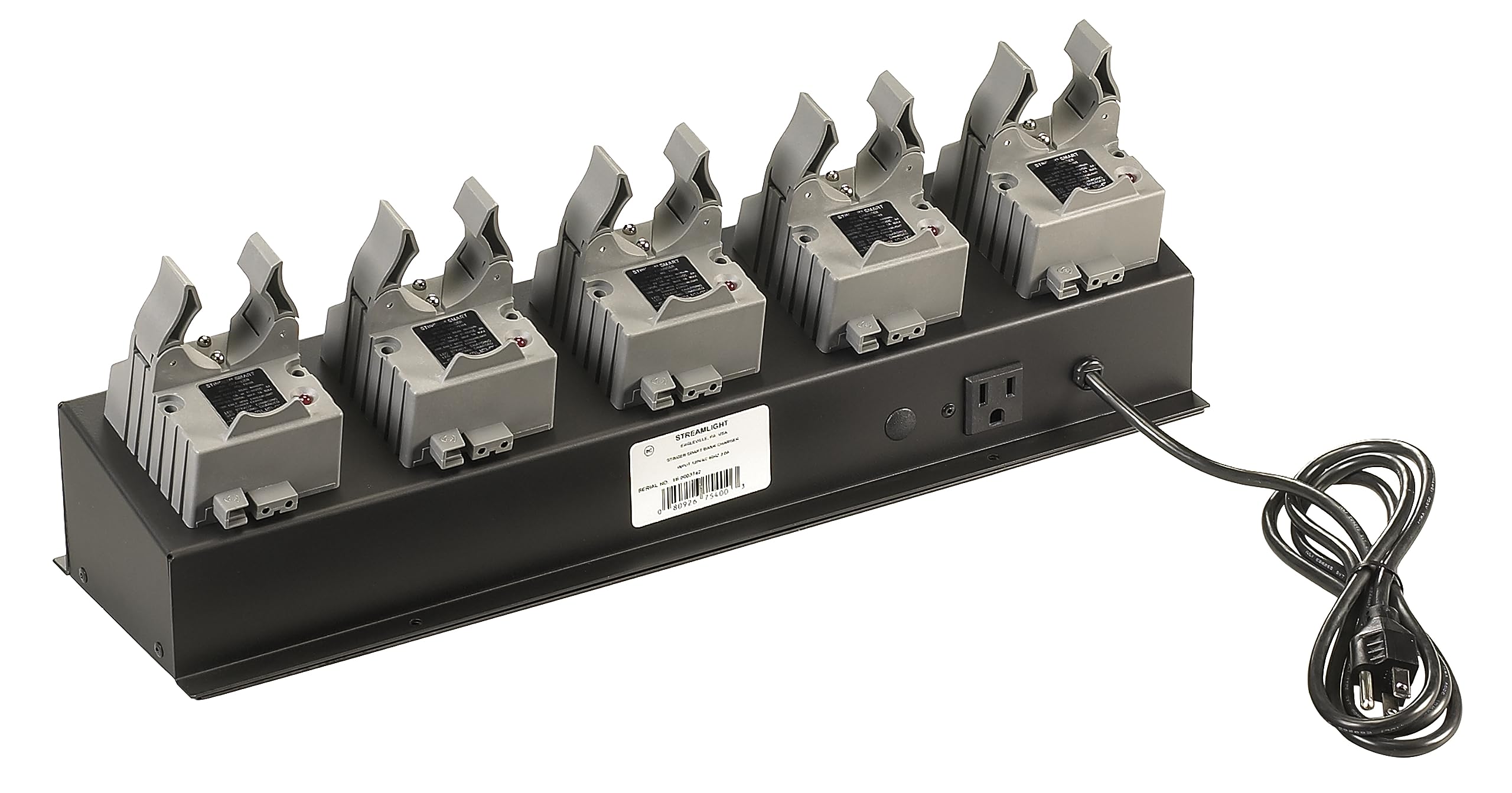 Streamlight 75400 5 Unit Bank Charger - 120V - Stinger Series
