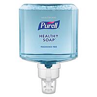 PURELL Brand HEALTHY SOAP Gentle and Free Foam, Fragrance Free, 1200 mL Refill for PURELL ES8 Automatic Soap Dispenser (Pack of 2) - 7772-02 - Manufactured by GOJO, Inc.