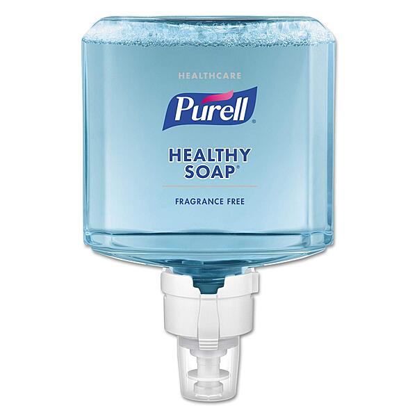 PURELL Brand HEALTHY SOAP Gentle and Free Foam, Fragrance Free, 1200 mL Refill for PURELL ES8 Automatic Soap Dispenser (Pack of 2) - 7772-02 - Manufactured by GOJO, Inc.