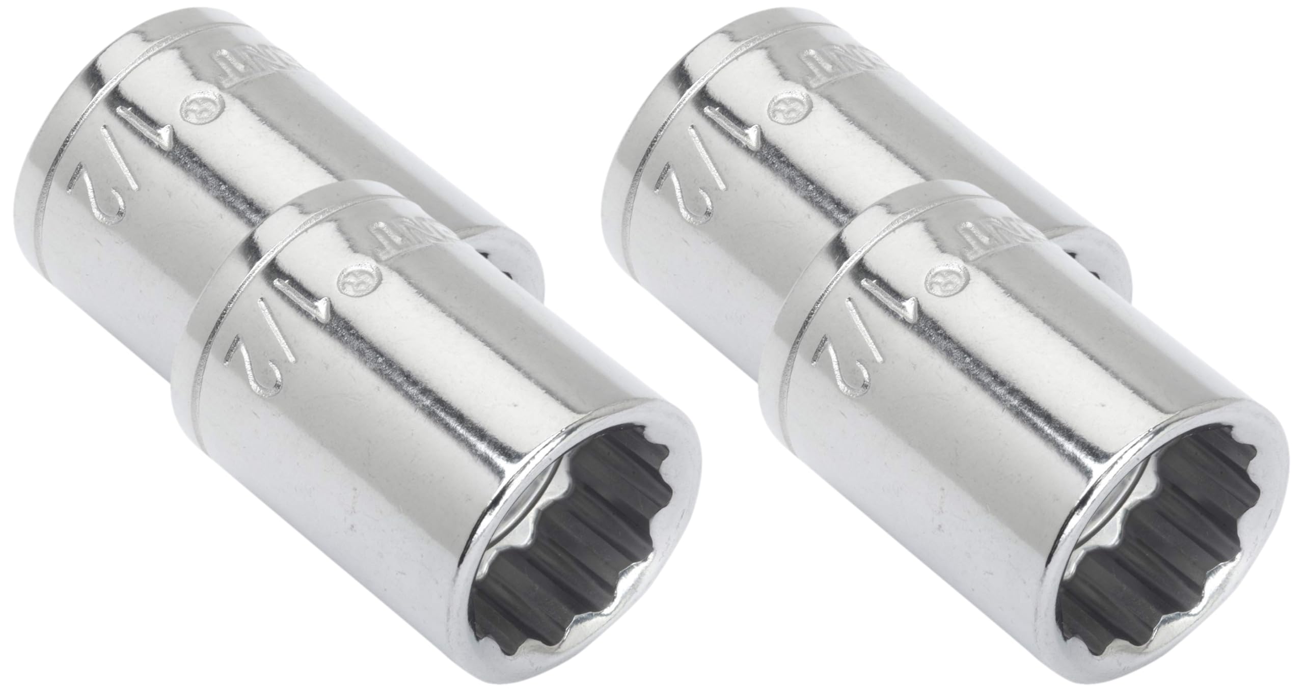 Crescent 3/8" Drive 12 Point Standard SAE Socket 1/2" - CDS27N (Pack of 4) One Size (Pack of 4)