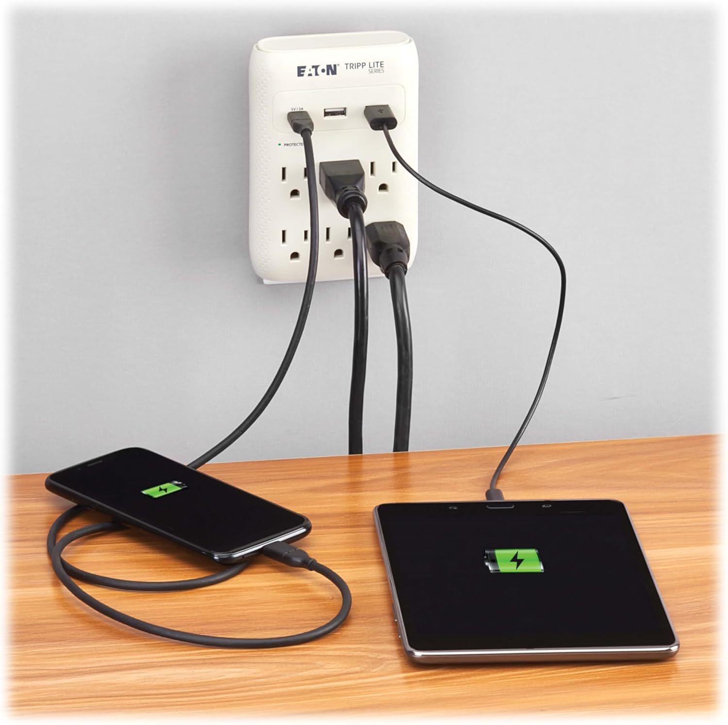 Tripp Lite 6-Outlet Direct Plug-In Surge Protector
