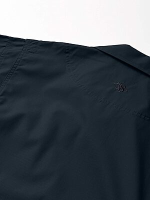 TRU-SPEC 24-7 1051002 Men's Ultralight Long Sleeve Uniform Shirt, Polyester Cotton Rip-Stop, X-Small Regular, Black Small Long Navy