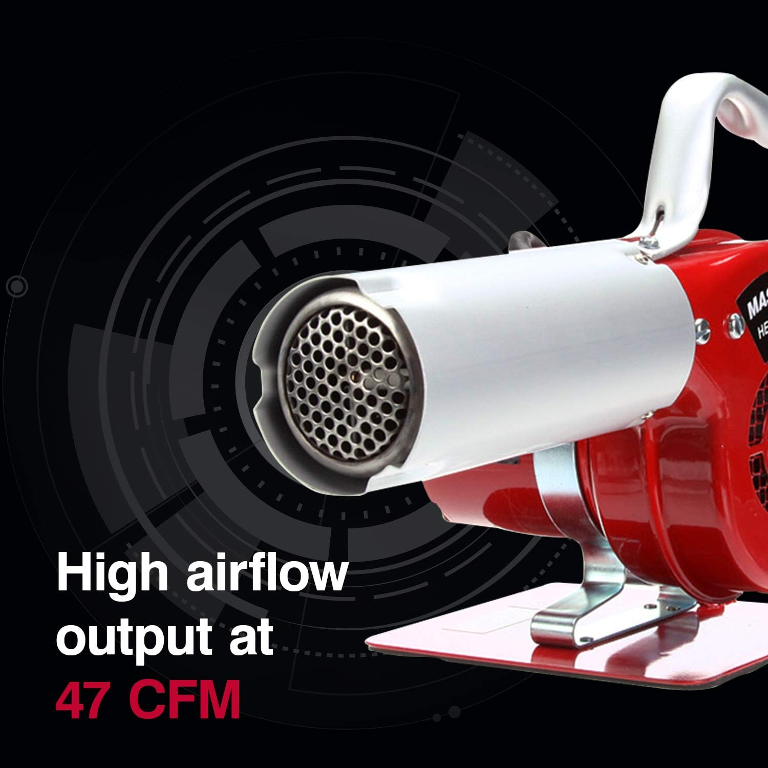 Master Appliance AH-501 Masterflow Heat Blower, 500 Degree Fahrenheit, 120V, 160 Watts, 47 CFM Airflow Heat Gun