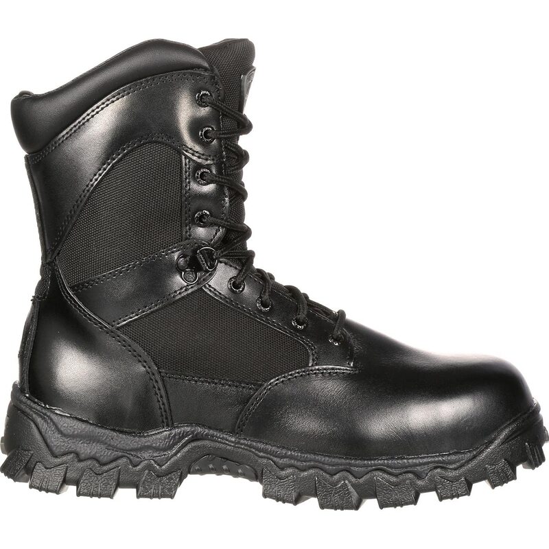 ROCKY AlphaForce Zipper Composite Toe Public Service Boot