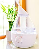 CRANE Drop 1-Gallon Ultrasonic Cool Mist Humidifier