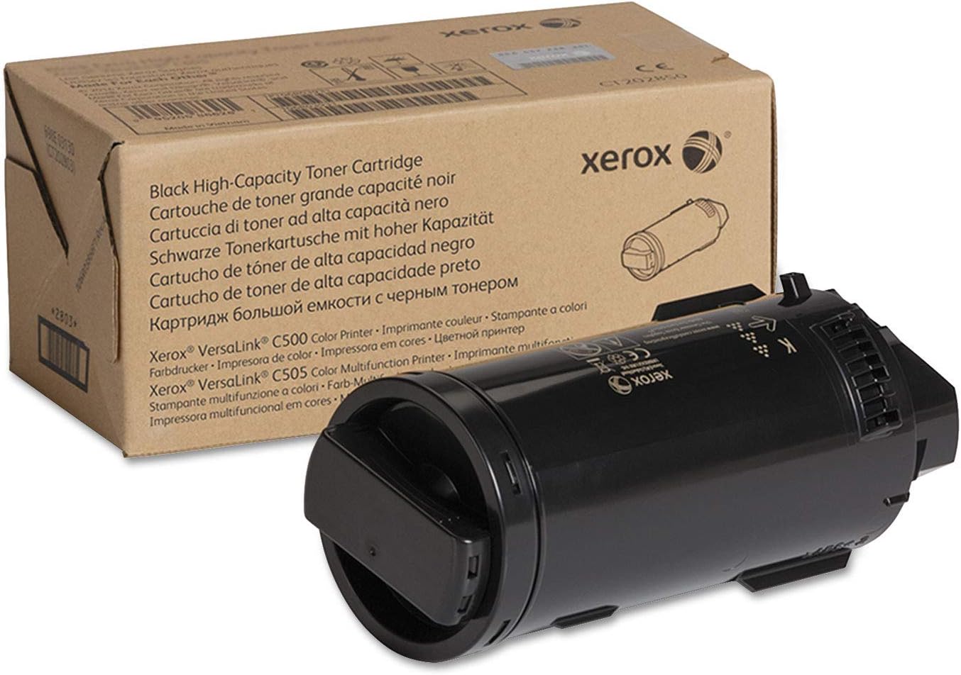 Xerox Genuine Xerox VersaLink C500 Color Printer, C505 Color Multifunction Printer Black