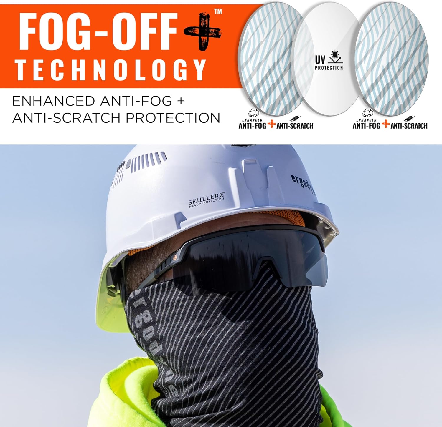 Ergodyne Skullerz AEGIR Polarized Fog-Off+ Safety Glasses