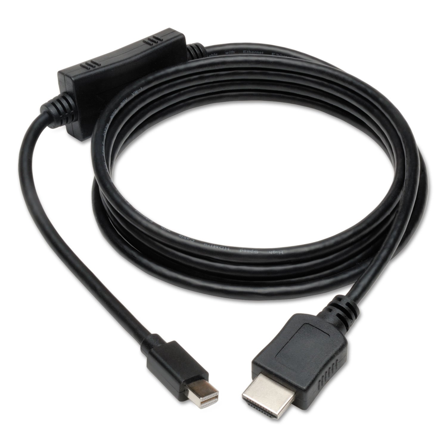 Tripp Lite Mini Displayport to HD Cable Adapter, MDP to HDMI (M/M), 1080p, 6 ft. (P586-006-HDMI),Black