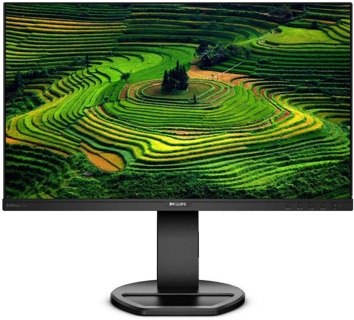 Philips 241B8QJEB 24" Frameless Monitor, Full HD 1080P, IPS Panel, HDMI/DisplayPort/DVI-D/VGA, USB 3.0 hub