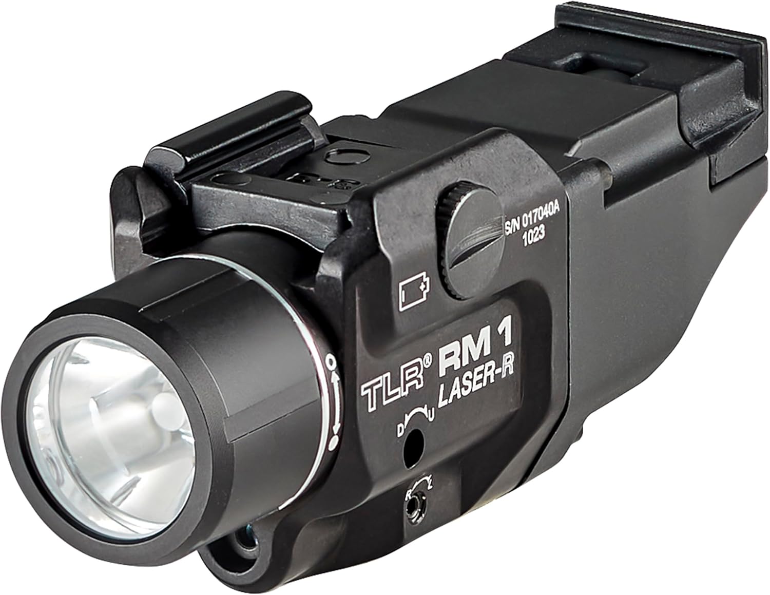 Streamlight 69446 TLR RM 1 500-Lumen Rail-Mounted Tactical Weapon Light with Integrated Red Aiming Laser, and Key Kit, Black