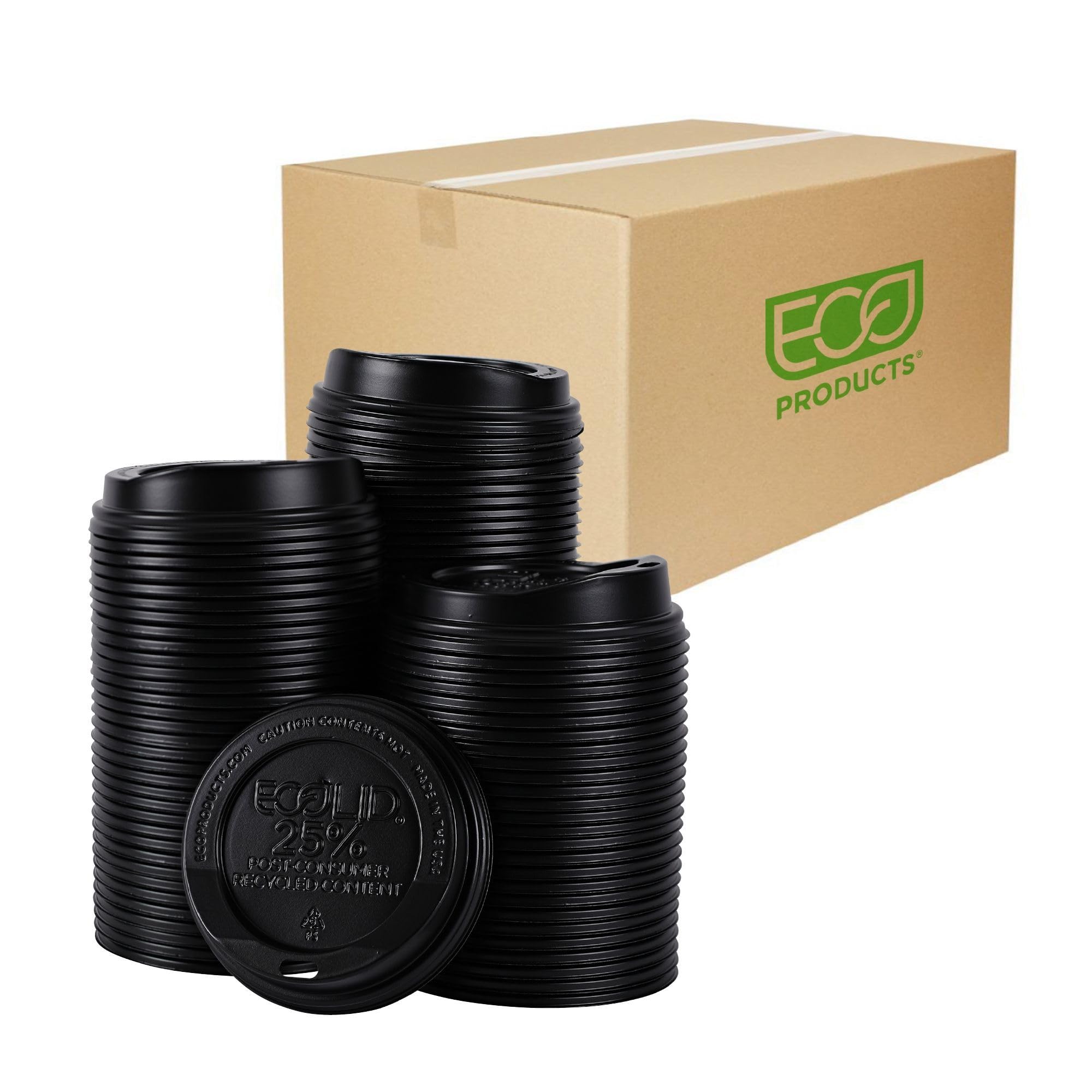 Eco-Products EcoLid Hot Cup Lids, Fits 10-20 oz